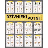DZĪVNIEKI UN PUTNI LAUKU SĒTĀ, MAZIE UN LIELIE BURTI, DIGITĀLS MATERIĀLS - OUWAKIDS