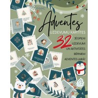 ADVENTES KALENDĀRA UZDEVUMI, 32 KARTĪTES, DIGITĀLS MATERIĀLS - OUWAKIDS
