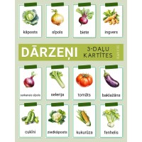  3-DAĻU KARTĪTES DĀRZEŅI, DIGITĀLS MATERIĀLS - OUWAKIDS