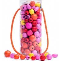 Koka Pērlītes Pink-Red - WOODY