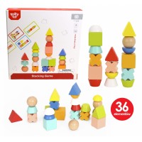 Koka Klucīšu Spēle Ar Uzdevumiem - TOOKY TOY